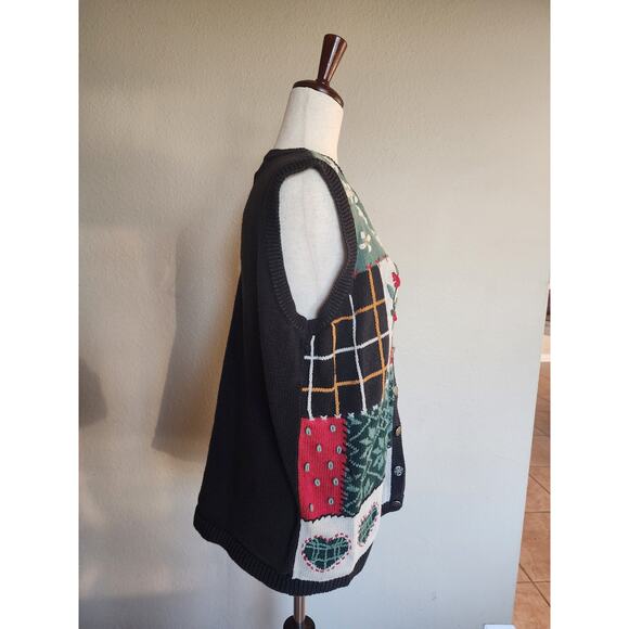 Festive Holiday Sweater Vest - Multicolor - Picture 3 of 15